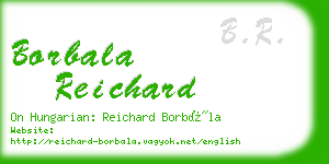 borbala reichard business card